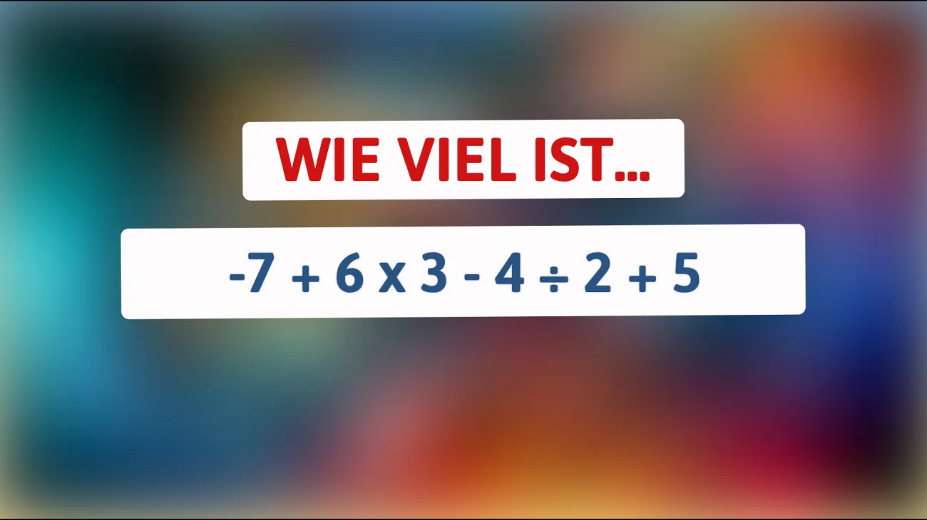 Bist du schlau genug, um dieses Mathematik-Rätsel zu knacken? Nur die klügsten Köpfe können es lösen!"