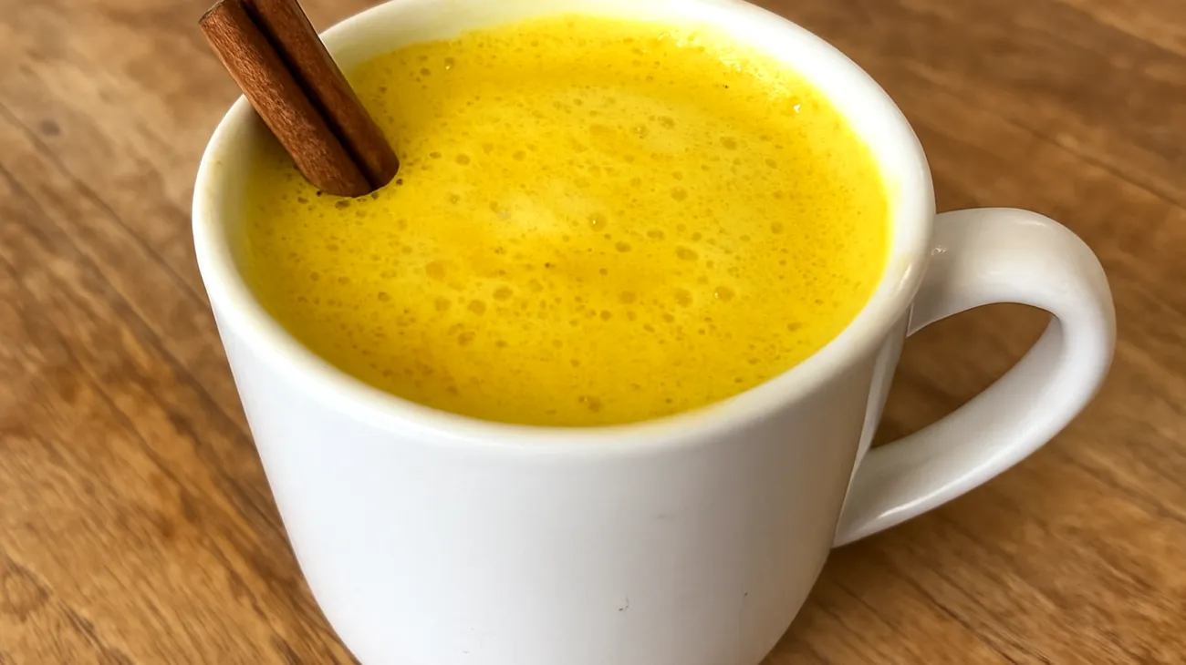 Goldene Milch mit Kurkuma und Ashwagandha"