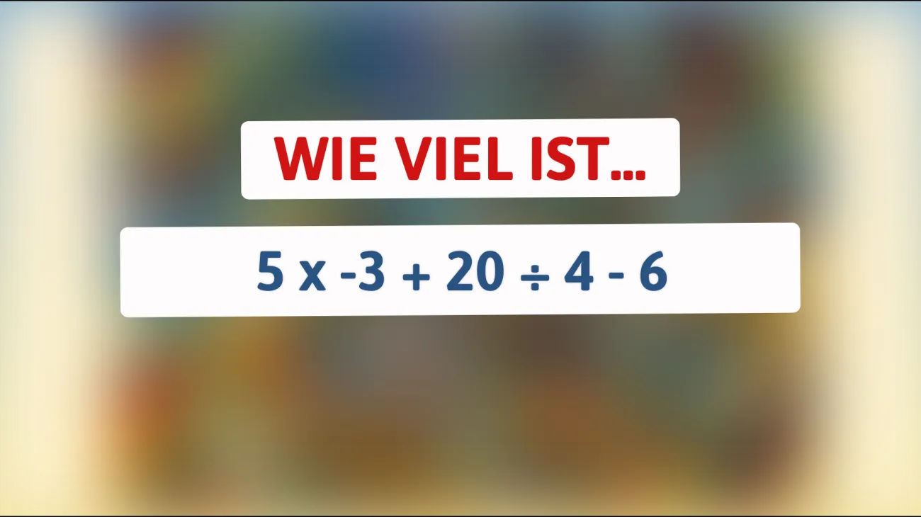 Nur 1% der Menschen können dieses mathematische Rätsel lösen – gehörst du dazu?"
