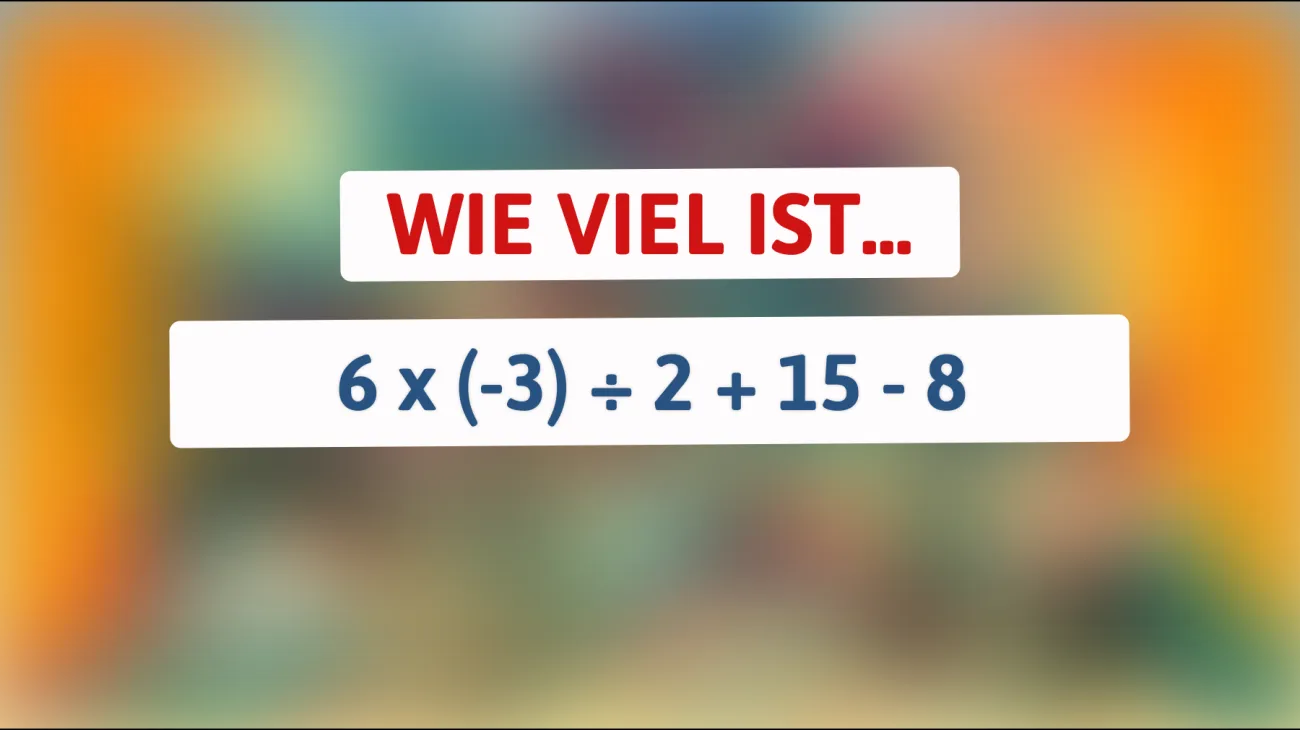 Teste deine Intelligenz: Kannst du das knifflige Mathe-Rätsel lösen, das die meisten in die Irre führt?"